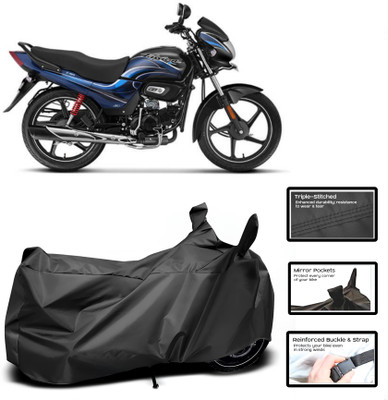 WMIZEXA Two Wheeler Cover for Hero(Black)
