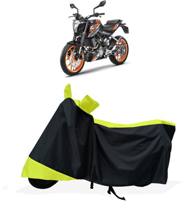 Tricway Two Wheeler Cover for KTM(125 Duke BS6, Yellow)