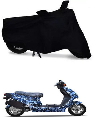 THE REAL ARV Waterproof Two Wheeler Cover for Hero(Electric AXLHE-20, Black)