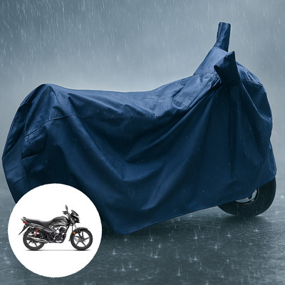 CODOKI Waterproof Two Wheeler Cover for Honda(Dream Yuga, Blue, Blue)