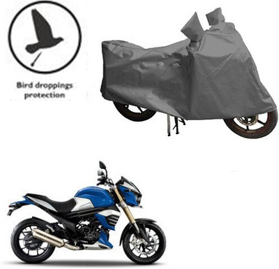 MMSSTAR Waterproof Two Wheeler Cover for Mahindra(MOJO XT 300, Grey)