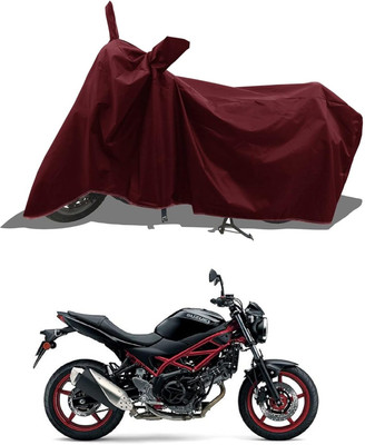 KEDIT Two Wheeler Cover for Suzuki(SV 650, Maroon)