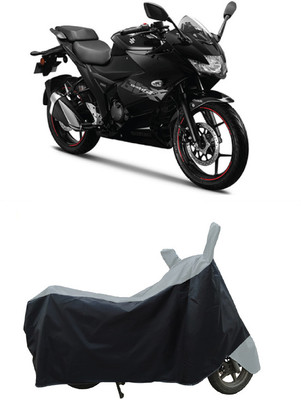 Coxtor Waterproof Two Wheeler Cover for Suzuki(Gixxer SF 150, Grey)