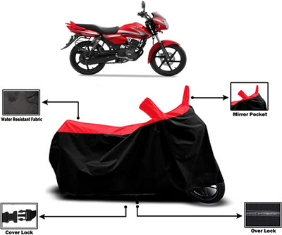 Amexride Two Wheeler Cover for TVS(Phoenix, Red)