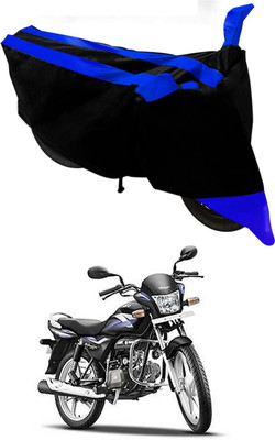 Mdstar Waterproof Two Wheeler Cover for Hero(Splendor PRO, Blue, Black)