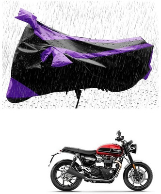MISSION COLLECTION Waterproof Two Wheeler Cover for Triumph(Twin, Purple)