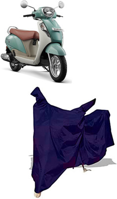Amexride Two Wheeler Cover for Suzuki(Access 125, Blue)