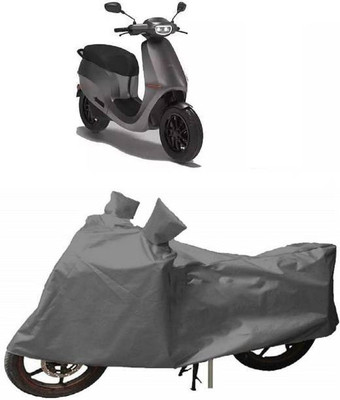LIFE TO HUB Two Wheeler Cover for Hero, Honda, Bajaj, Ather, TVS, Yamaha(Urbanite Chetak, Grey)