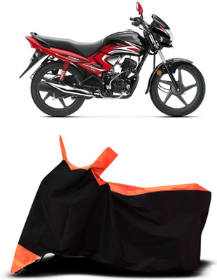 VESMEI Two Wheeler Cover for Hero(Duet, Orange)