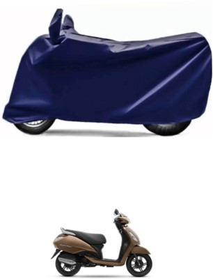 WMIZEXA Waterproof Two Wheeler Cover for TVS(Jupiter 125, Blue)