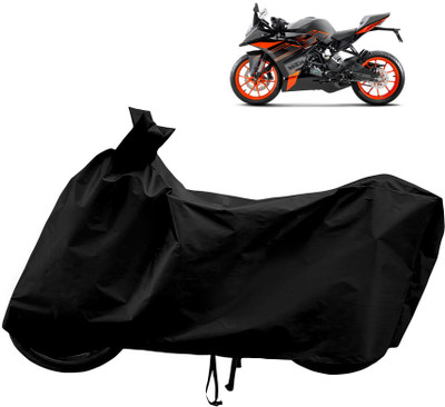 Horseyaart Waterproof Two Wheeler Cover for KTM(RC 200 BS6, Black)