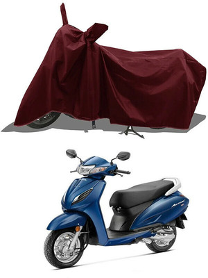 Matt Moon Two Wheeler Cover for Honda(Activa 6G, Maroon)