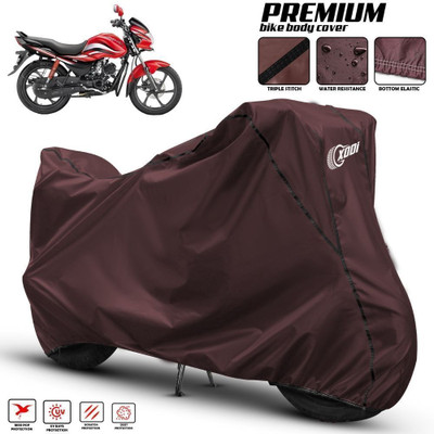 xodi Waterproof Two Wheeler Cover for Hero(Passion Pro TR, Maroon, Black)