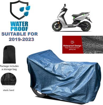 GOSHIV-car and bike accessories Waterproof Two Wheeler Cover for Ather(Blue)