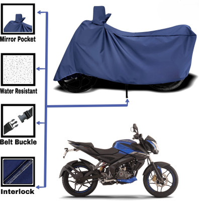 DeepShakshi AUTOMOTIVE Two Wheeler Cover for Bajaj(Pulsar NS-160, Blue)