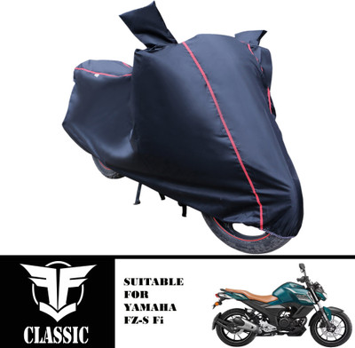 Fit Fly Waterproof Two Wheeler Cover for Yamaha(FZ-S, Black)