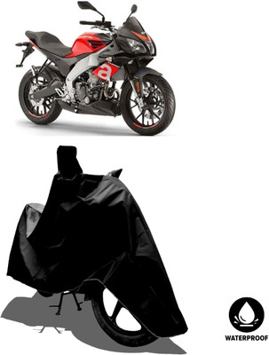 Amexride Waterproof Two Wheeler Cover for Aprilia(Tuono 150 BS6, Black)