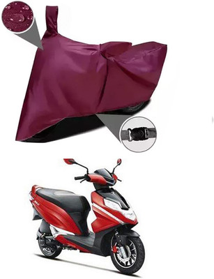 Mdstar Waterproof Two Wheeler Cover for Hero(Dare, Maroon)