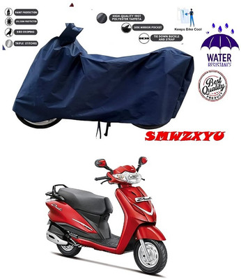 smwzxyu Waterproof Two Wheeler Cover for Hero(Duet 125CC, Blue)