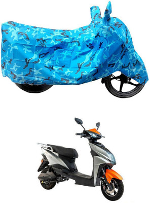 HYBRIDS COLLECTION Two Wheeler Cover for Bajaj(Fusion, Blue)