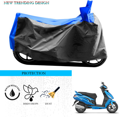 GOSHIV-car and bike accessories Waterproof Two Wheeler Cover for Hero(Maestro, Grey, Blue)