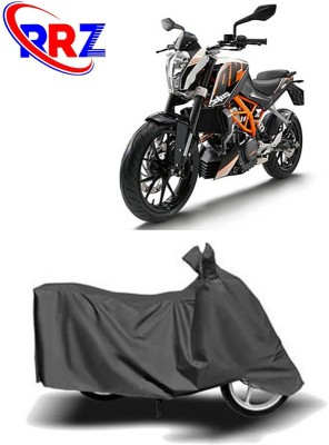 RRZ Waterproof Two Wheeler Cover for KTM(Duke 390 ABS, Grey)