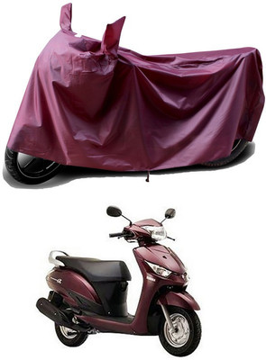THE REAL ARV Waterproof Two Wheeler Cover for Yamaha(Alpha, Maroon)