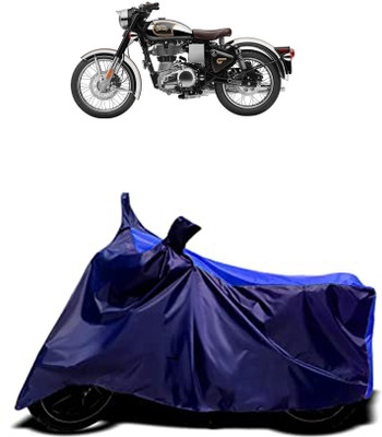 VESMEI Two Wheeler Cover for Royal Enfield(Classic Squadron BS6, Blue)
