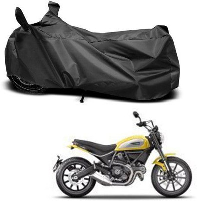 DeepShakshi AUTOMOTIVE Waterproof Two Wheeler Cover for Ducati(Scrambler, Black)
