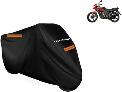 Horseyaart Waterproof Two Wheeler Cover for TVS(Flame 125, Black)