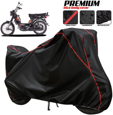 xodi Two Wheeler Cover for TVS(XL 100 Heavy Duty BS6, Black, Red, Multicolor)