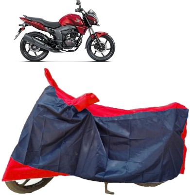 DIGGU Two Wheeler Cover for Honda(CB Trigger, Blue, Red)