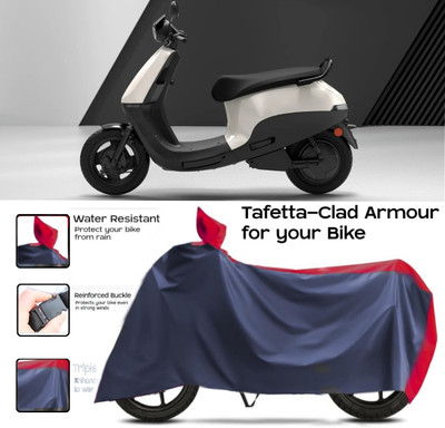 HWSXQAE Two Wheeler Cover for Ola(Electric Scooter, Red, Blue)