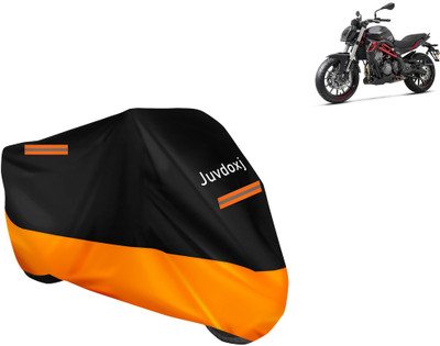Juvdoxj Waterproof Two Wheeler Cover for Benelli(TNT 300, Orange)