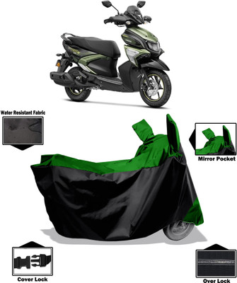 Amexride Two Wheeler Cover for Yamaha(Ray-ZR 125FI, Green)