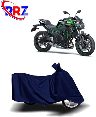 RRZ Two Wheeler Cover for Kawasaki(Z650, Blue)