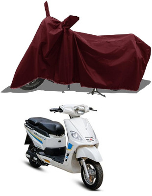DeepShakshi AUTOMOTIVE Waterproof Two Wheeler Cover for Hero(Electric NYX BS6, Maroon)