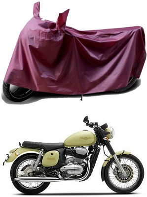 THE REAL ARV Waterproof Two Wheeler Cover for JAWA(42 BS6, Maroon)