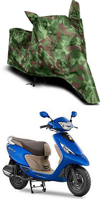 Furious3D Two Wheeler Cover for TVS(Scooty Zest, Multicolor)