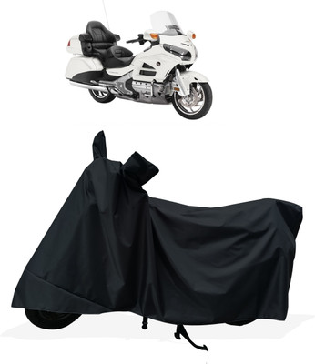 Tricway Two Wheeler Cover for Honda(Gold Wing GL1800, Black)