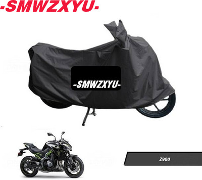 smwzxyu Waterproof Two Wheeler Cover for Kawasaki(Z900, Black)