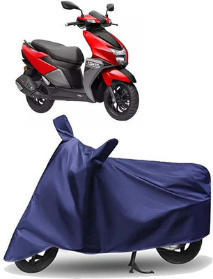 KEDIT Two Wheeler Cover for TVS(NTORQ, Blue)