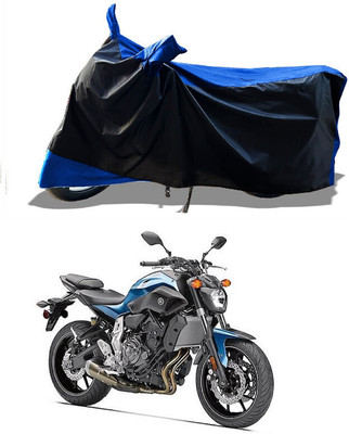 DeepShakshi AUTOMOTIVE Waterproof Two Wheeler Cover for Yamaha(MT 07 BS6, Blue)