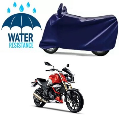 Ascension Two Wheeler Cover for Mahindra(MOJO XT 300, Blue)