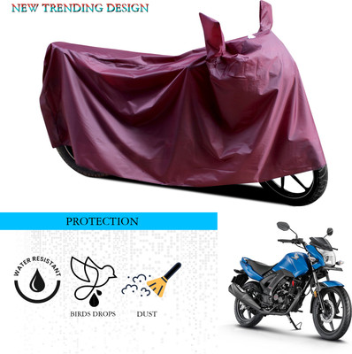 ANTHUB Waterproof Two Wheeler Cover for Honda(CB Unicorn, Maroon)