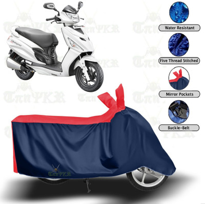 sowelar Waterproof Two Wheeler Cover for Hero(Maestro Edge, Red, Blue)