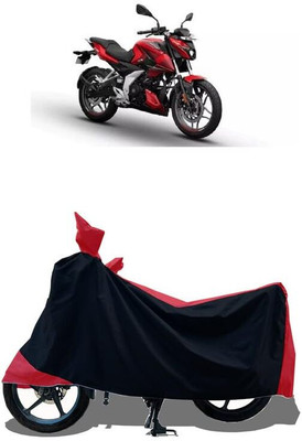 KEDIT Two Wheeler Cover for Bajaj(Pulsar NS-160, Red)