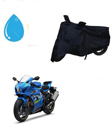 DeepShakshi AUTOMOTIVE Waterproof Two Wheeler Cover for Suzuki(GSX, Black)