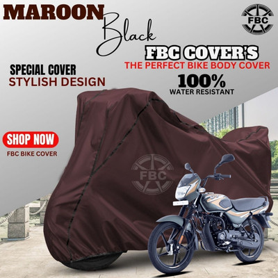 AUTOCAD Waterproof Two Wheeler Cover for Bajaj(CT100, Maroon)