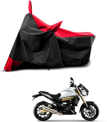 KEDIT Two Wheeler Cover for Mahindra(Mojo, Red, Black)